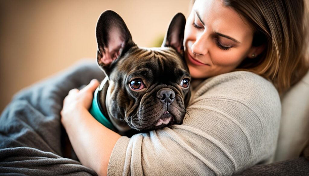 Anhänglichkeit der Französischen Bulldogge