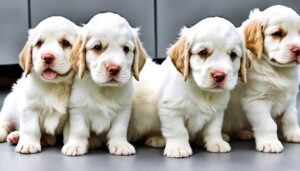 Auswahl von Clumber Spaniel Welpen und Züchtern