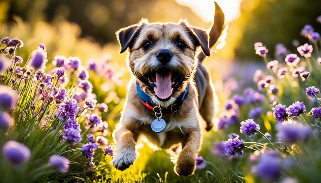 Bewegung mit dem Border Terrier