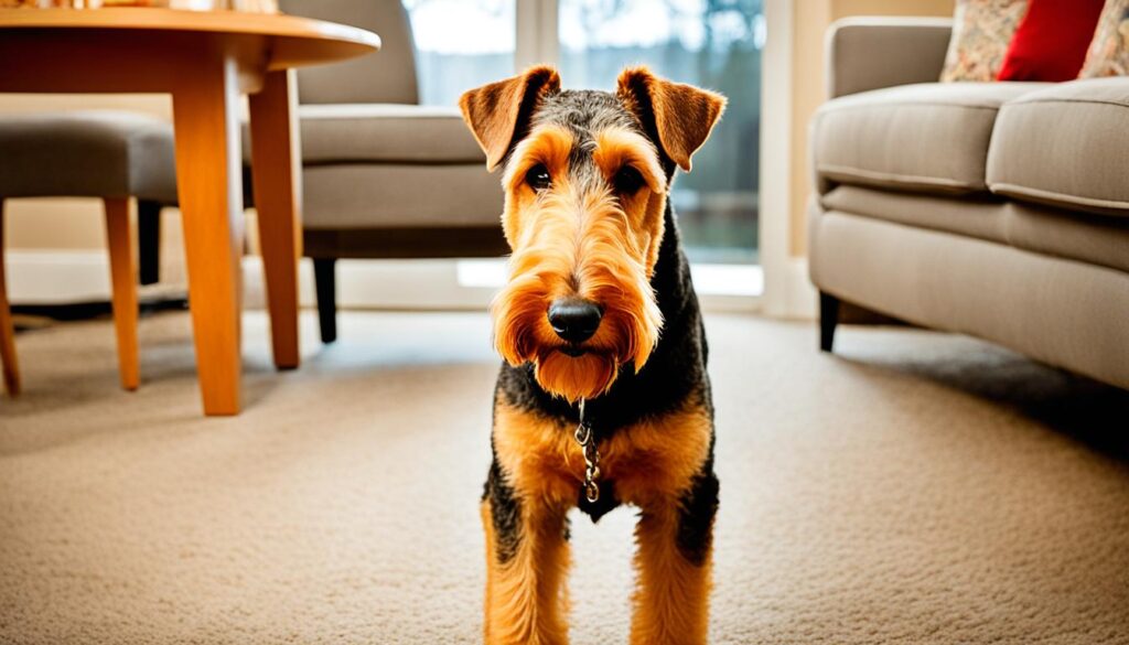 Eingewöhnung eines Airedale Terriers