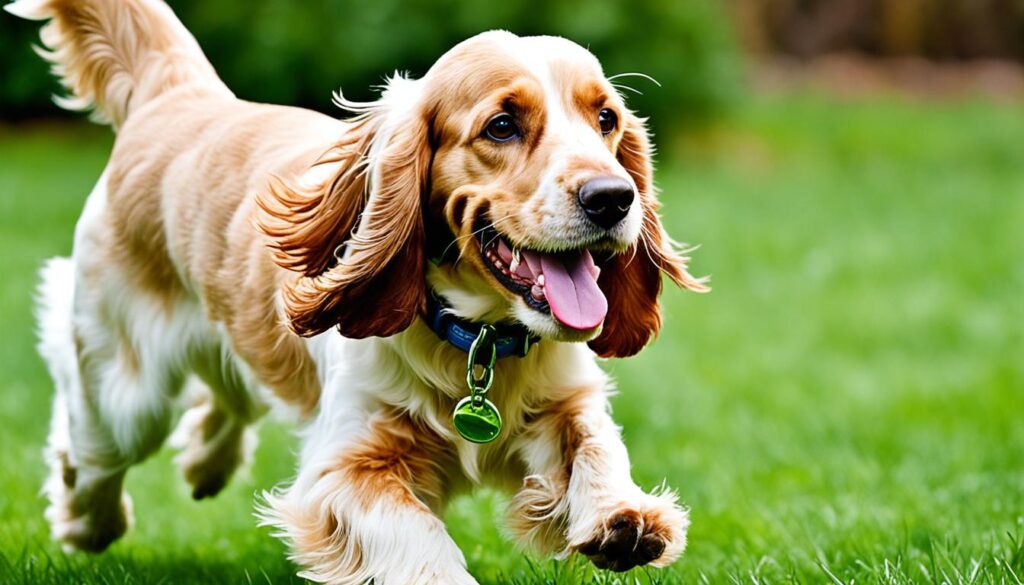 Fröhlicher Englischer Cocker Spaniel