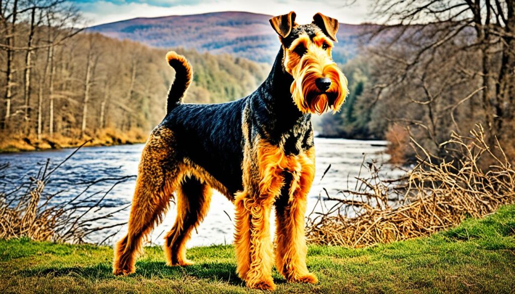Herkunft und Zuchtstandards des Airedale Terriers