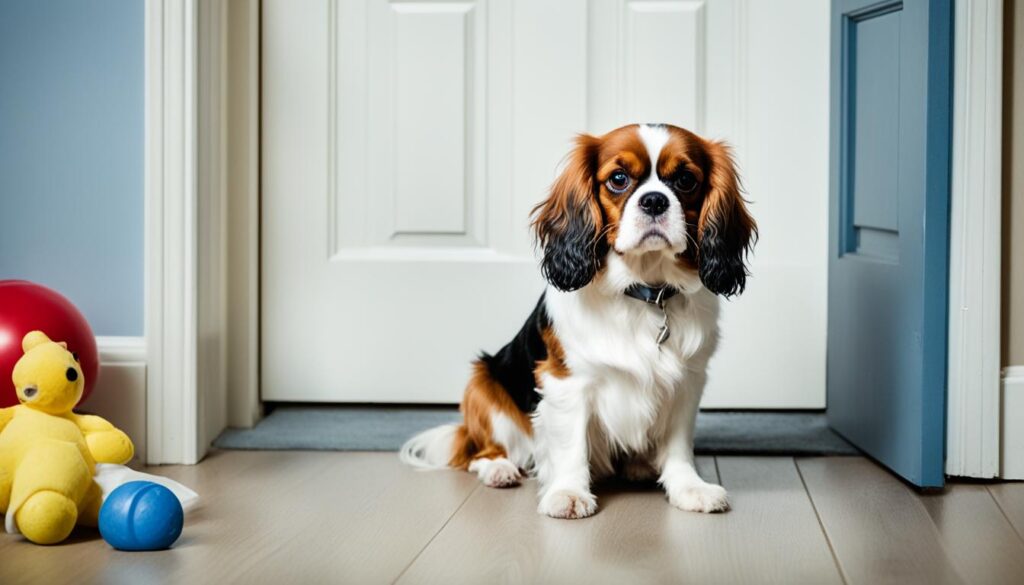 King Charles Spaniel alleine lassen
