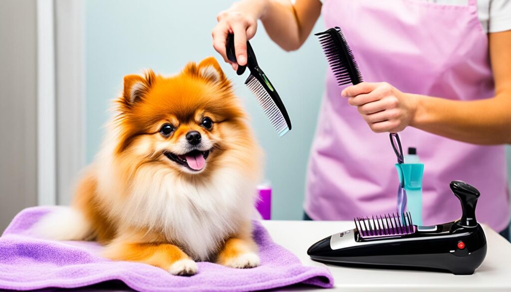 Pomeranian Fellpflege