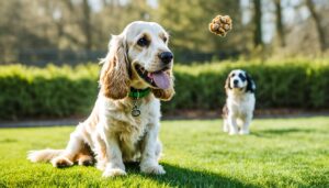 Training eines Cocker Spaniels
