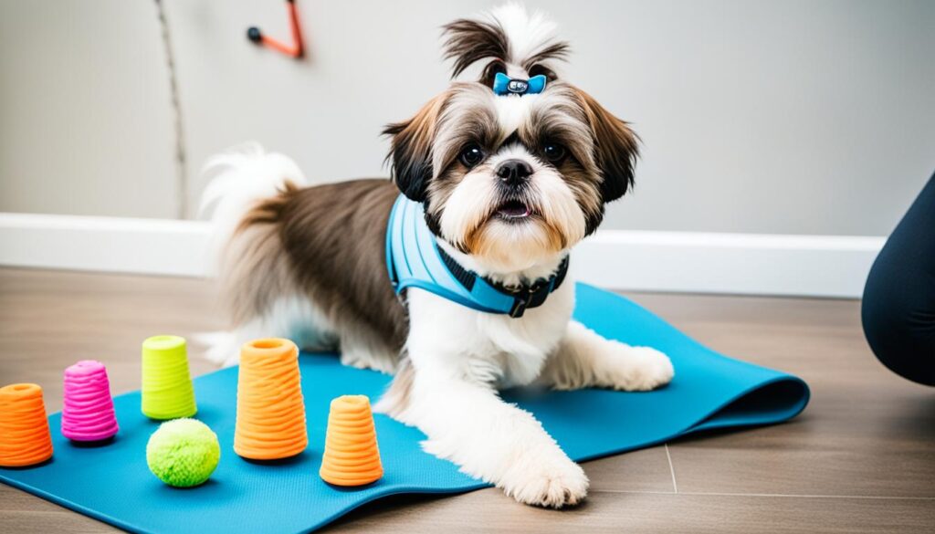 Training eines Shih Tzu