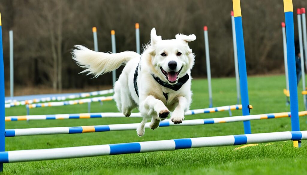 Training und Beschäftigung Samojede