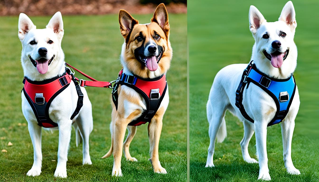Geschirr vs. Halsband: Vor- und Nachteile.